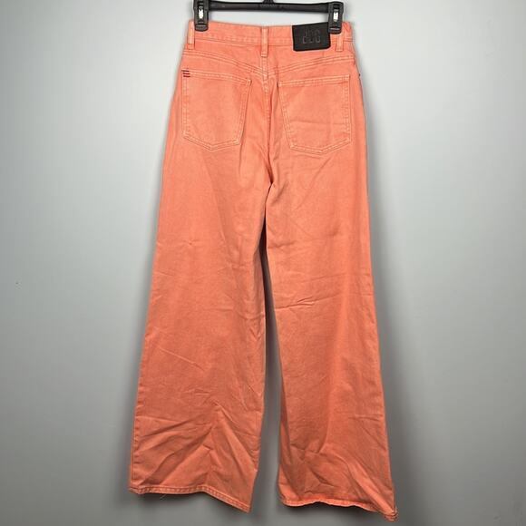 BDG Urban Outfitters Low A-Wide High Rise Wide leg light orange jeans size 27 - Picture 8 of 11